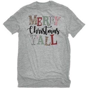 “Merry Christmas, Y’all” Graphic Tee